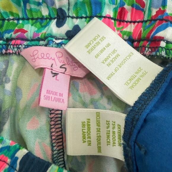 Lilly Pulitzer large Exotic Escapades piper jogger pant P2 2507 - Picture 4 of 13